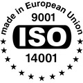 Symbol: ISO 9001 14001 (rund)